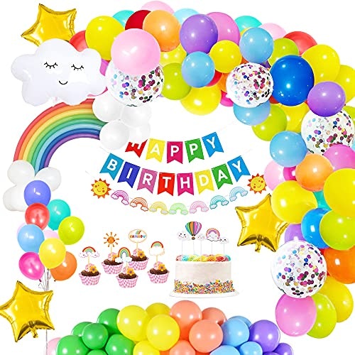 Rainbow Birthday Decorations