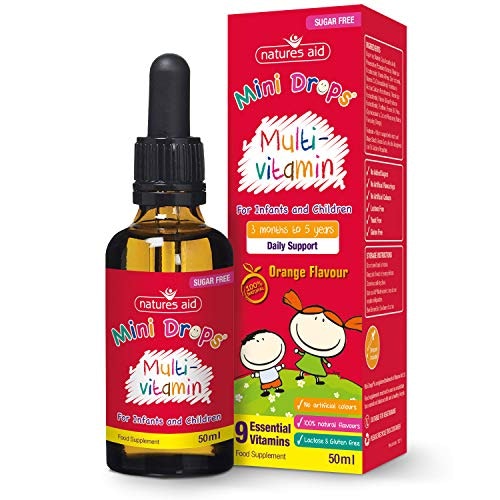 Natures Aid Mini Drops Multi-vitamin for Infants and Children