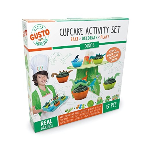 Childrens Dinosaur Baking Set