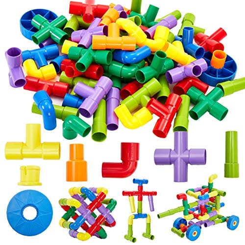 Onshine 72pcs Pipe Building Bricks
