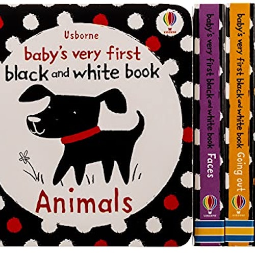 Babyu0026#039;s Very First Black and White Little Library by Stella Baggott
