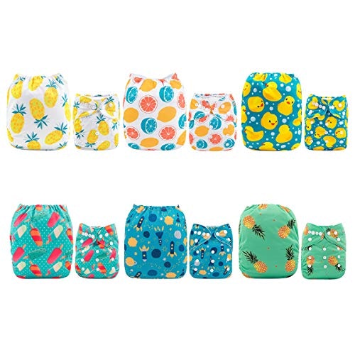 Alva Baby Pack Pocket Washable Adjustable Cloth Nappies
