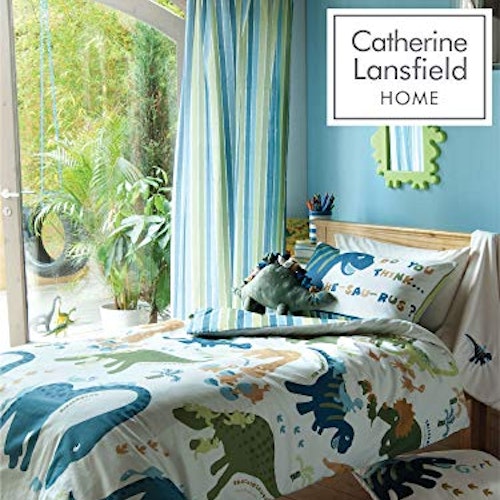 Catherine Lansfield Dino Easy Care Single Duvet Set