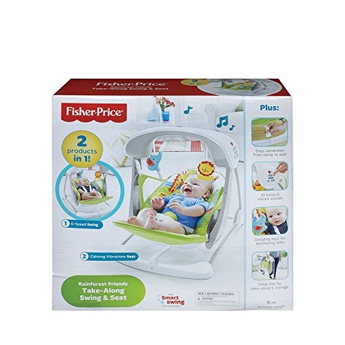 Fisher-Price Rainforest Take Along Swing and Seat Set