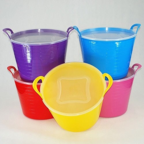 CrazyGadget 42 Litre Buckets, pack of 5
