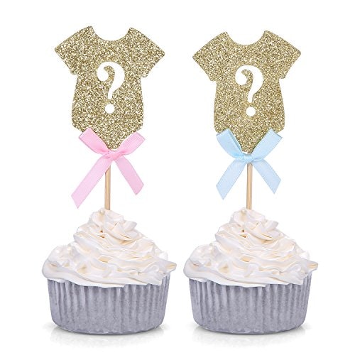 Gender Reveal Cupcake Toppers