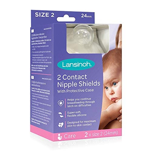 Lansinoh Contact Nipple Shields with Case