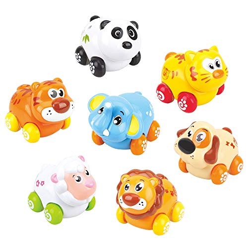 Push and Go Animal Cars