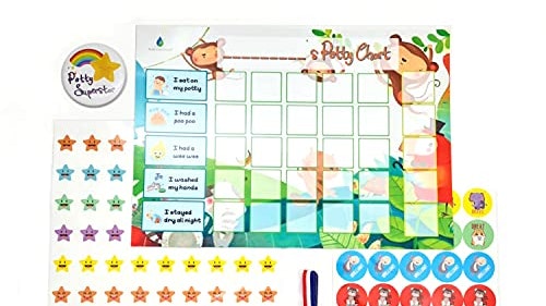 Jungle Toilet Training Star Chart by Flair Essentials