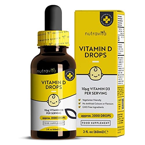Baby Vitamin D Drops for Infants u0026amp; Children 60ml