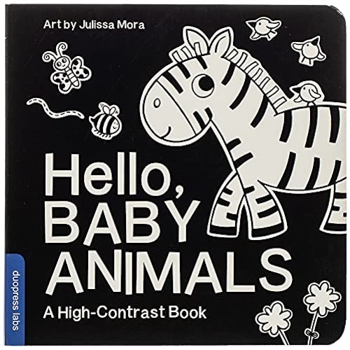 Hello, Baby Animals:A High-Contrast Book