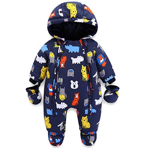 Baby Winter Hooded Romper Snowsuit