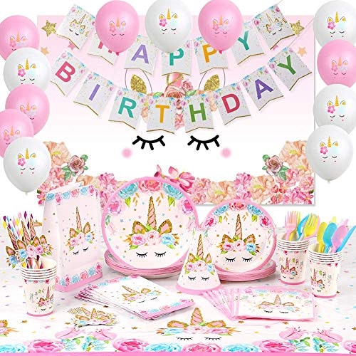Unicorn Party Supplies Birthday Decorations