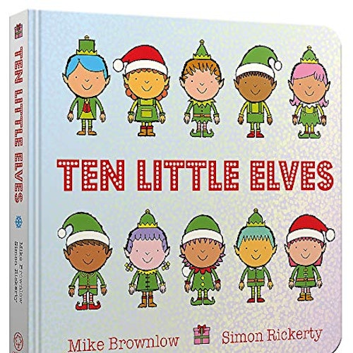 Ten Little Elves Board Book