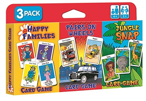 Jungle Snap, Pairs on Wheels u0026amp; Happy Families