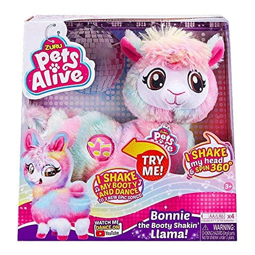 ZURU PETS ALIVE Rainbow Boppi The Booty Shakinu0026#039; Llama