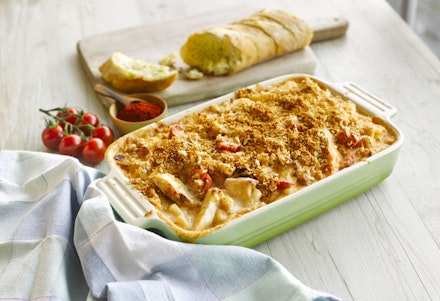 Cajun Crumbed Turkey Mac 'n' Cheese Cajun Crumbed Turkey Mac 'n' Cheese