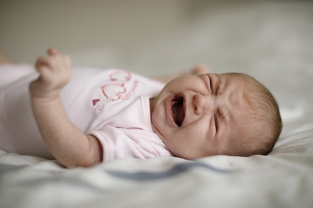 baby girl crying