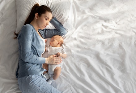 co sleeping in bed