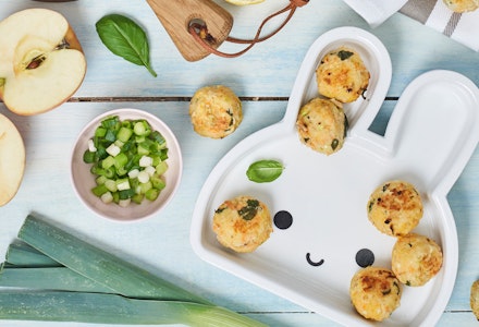 cod cous cous balls apple