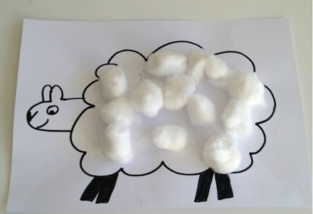 cotton wool lambs