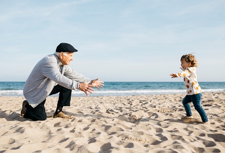 grandparent and child
