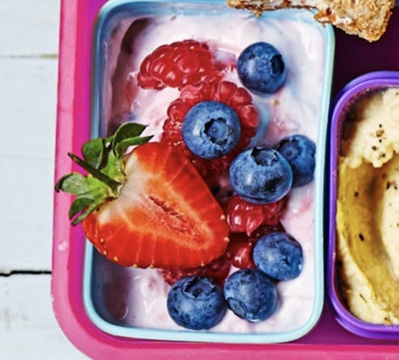 healthy lunchbox ideas fruit sundae