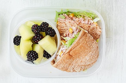 healthy lunchbox ideas tuna mayo pitta