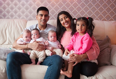 kreena with family