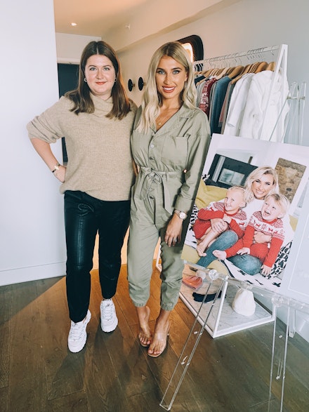 lucy felton with billie faiers at george at asda babywear launch