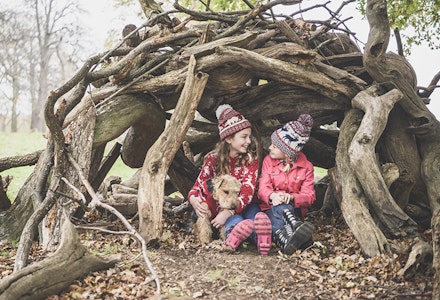 outside den