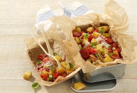 rainbow panzanella