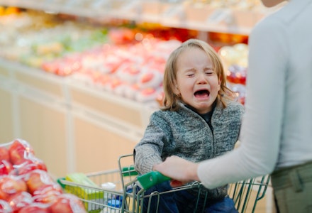 supermarket tantrum
