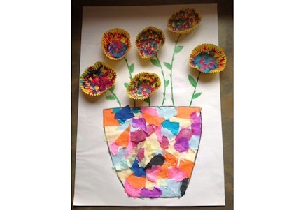 tissue paper flowers1