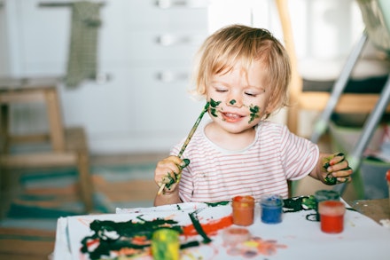 toddler messy play