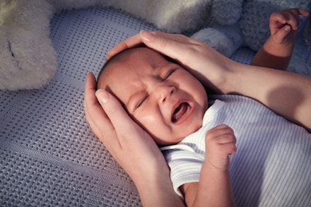 unhappy baby