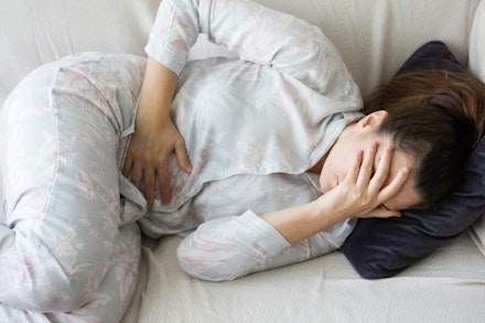 woman pain