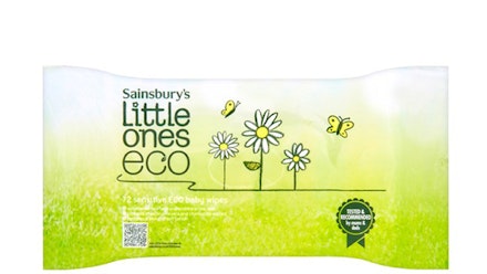 Sainsbury's Little Ones Eco Baby Wipes
