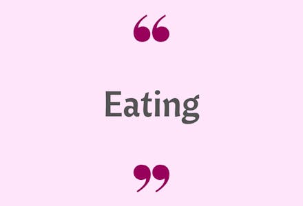 1) Eating Eating