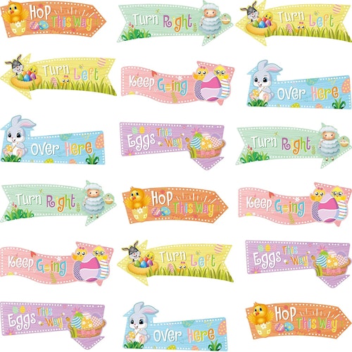 18 Pieces Easter Hunt