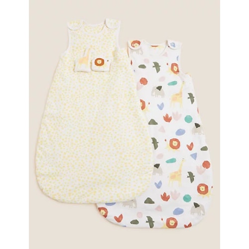 Pure Cotton 2.5 Tog Sleeping Bags (Pack of 2)
