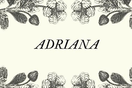 1) Adriana Adriana