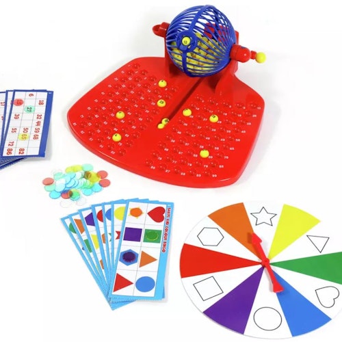 Chad Valley Colours and Shapes Bingo Game