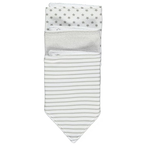 Assorted Dribble Bibs 3 Pack