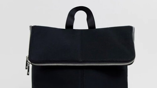 ASOS DESIGN Foldover Backpack