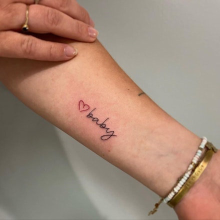 baby tattoo