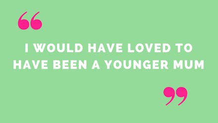 1) Hannah Parmer Love to be a younger mum