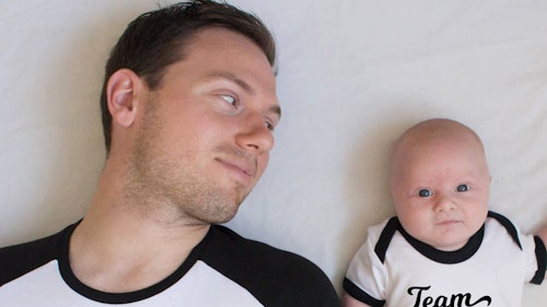 Personalised Family Team Baseball Style Tees, u00a336 for the set of 2