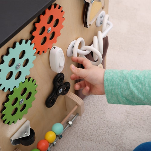 Toddler busy board