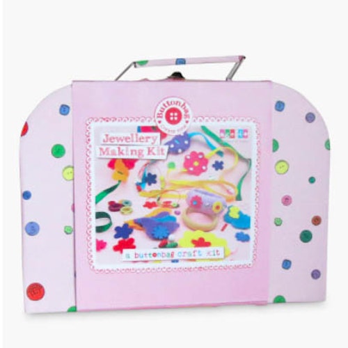 Buttonbag Jewellery Suitcase Crafting Kit